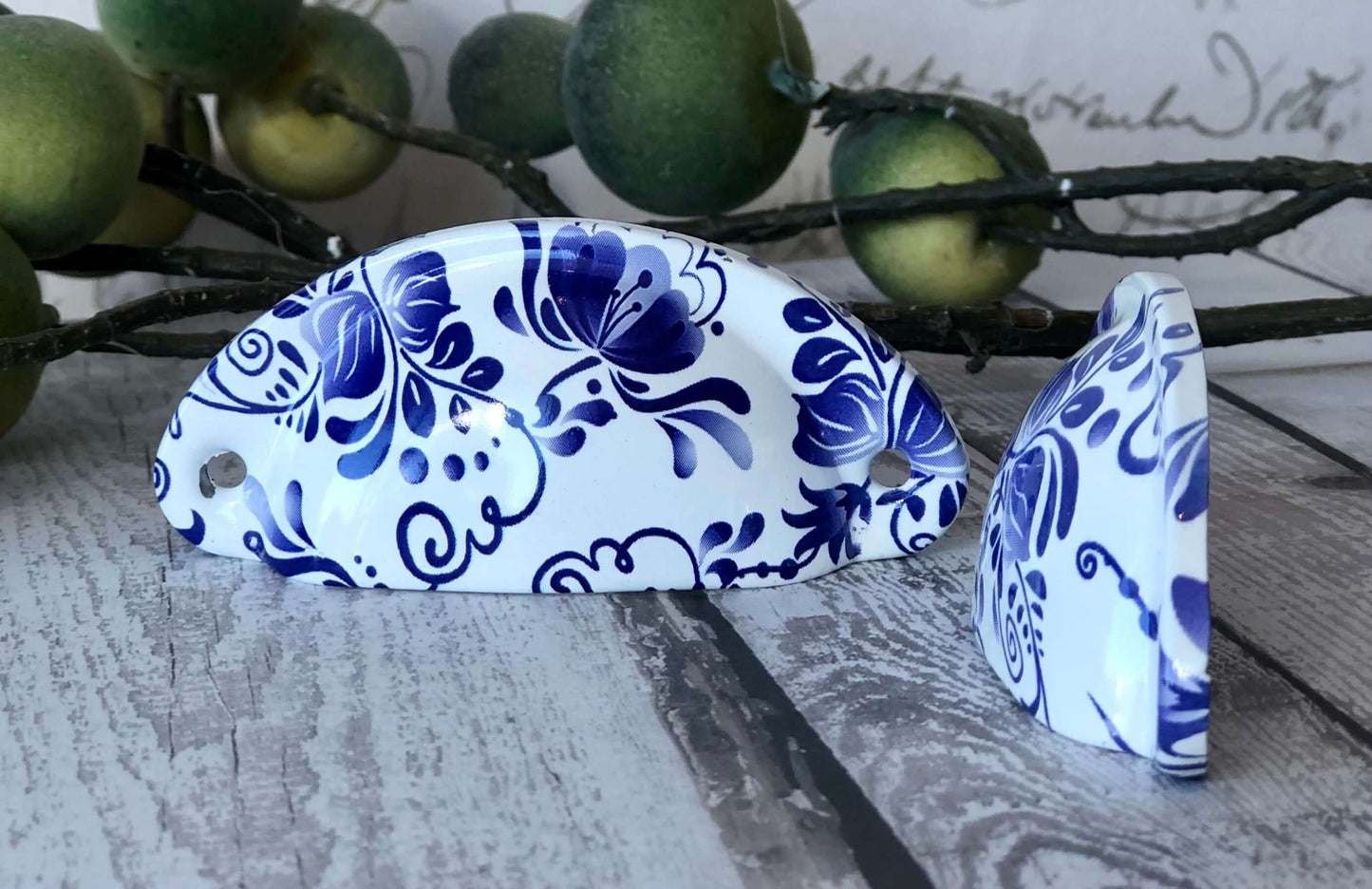 Hampton - Blue & White Cup Handle
