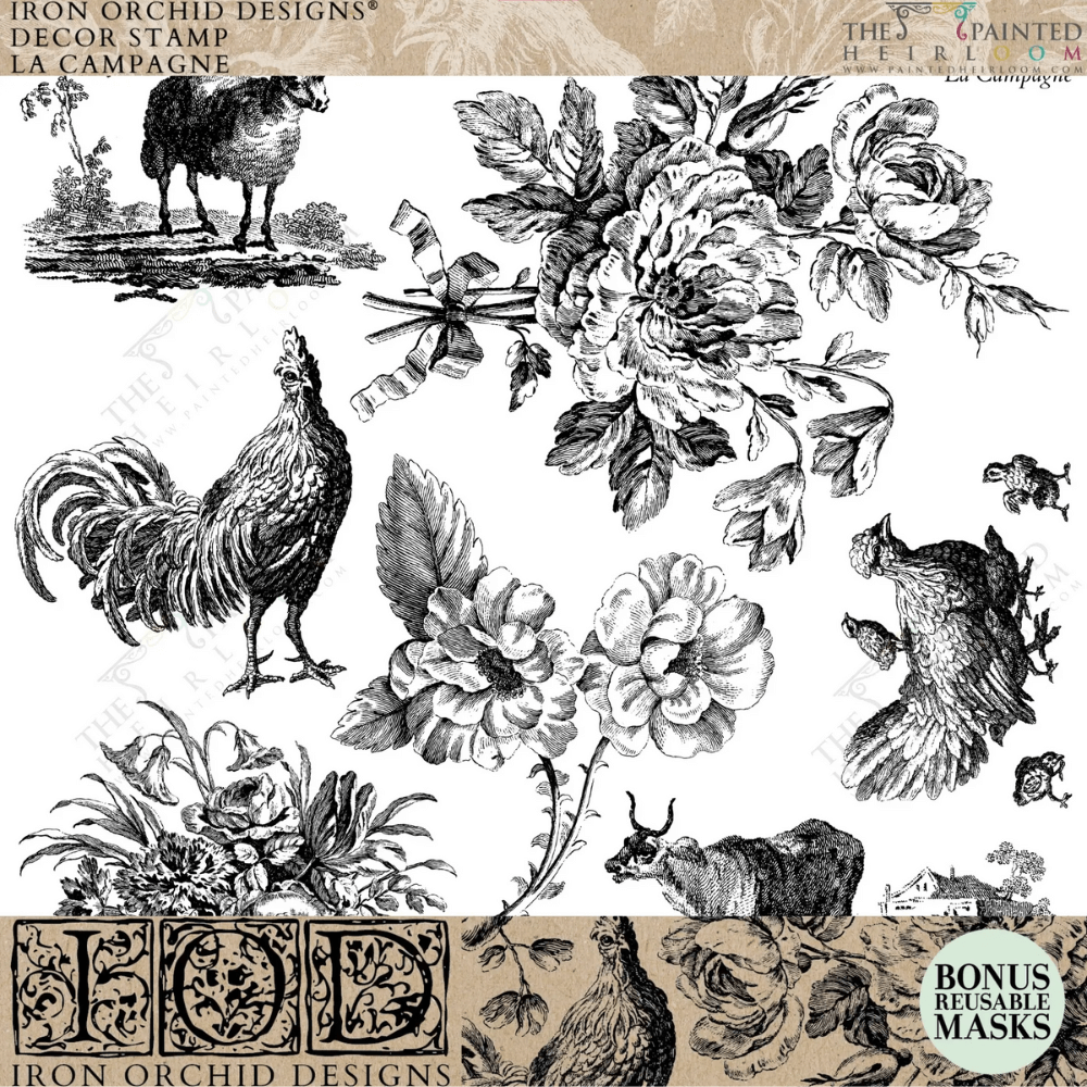 La Campagne – 12 x 12 IOD Decor Stamp™