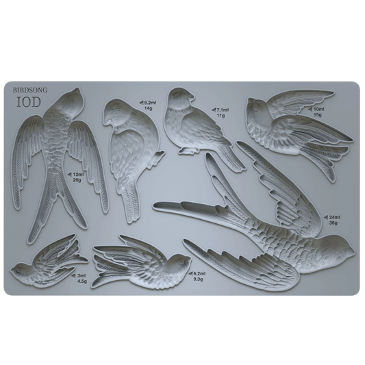 IOD Birdsong Decor Mould ™ 6 x 10