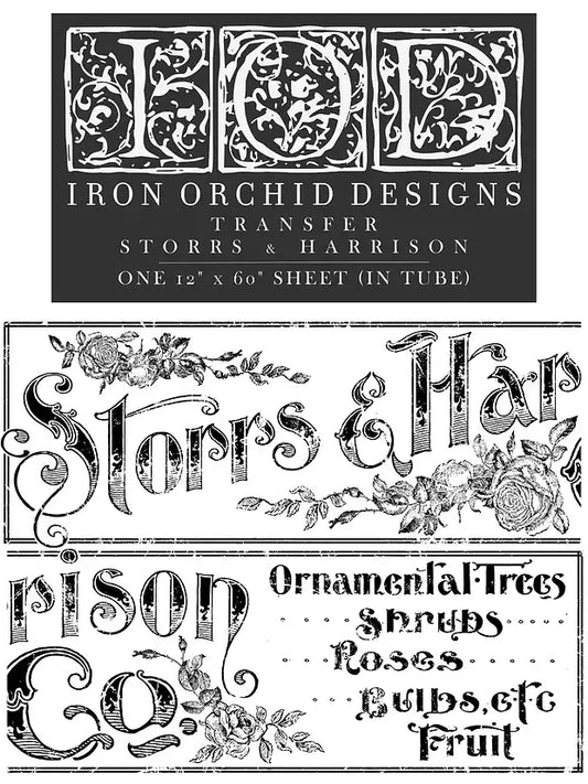 STORRES AND HARRISON 12 x 60 DECOR TRANSFER™