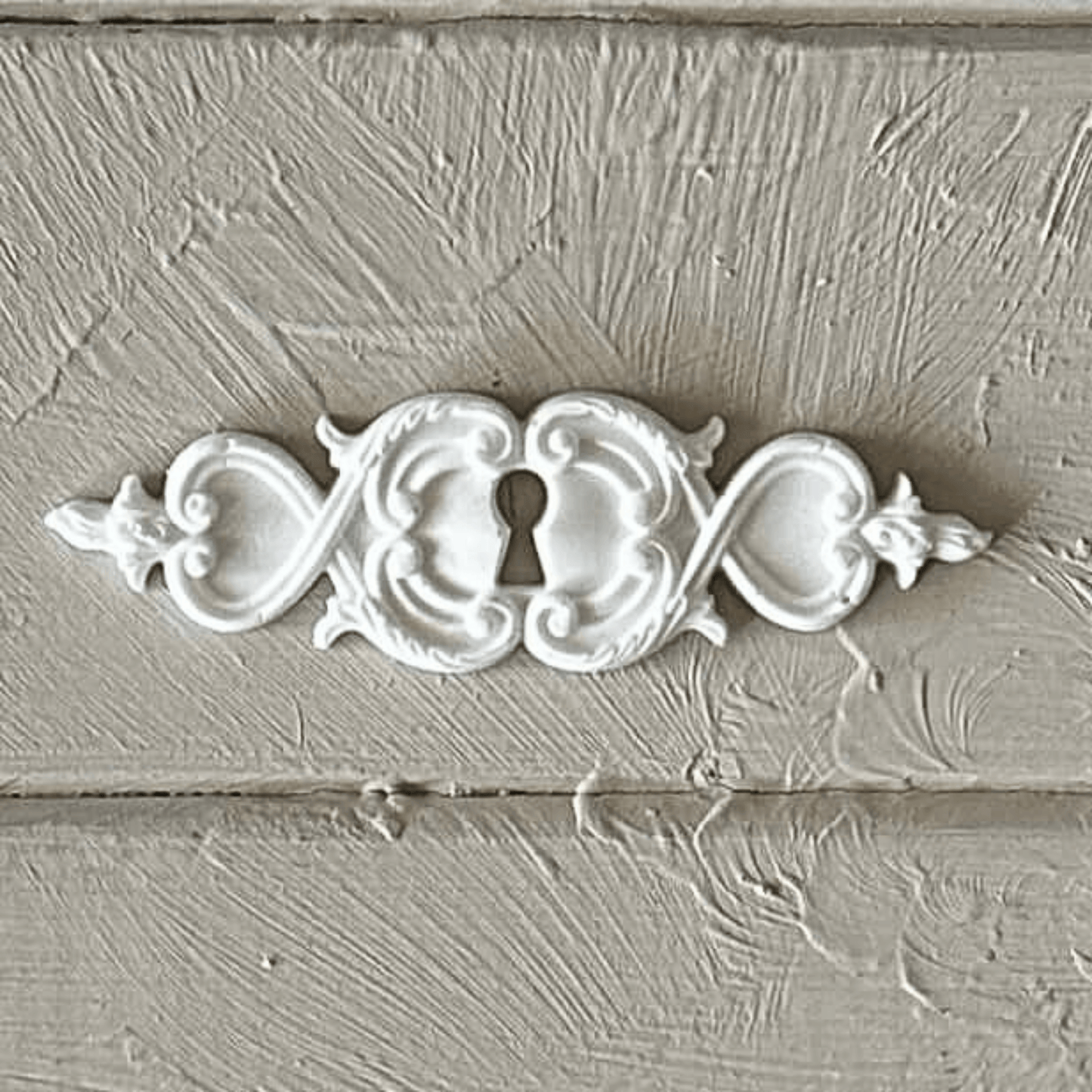 Keyhole Applique 005- Resin Escutcheon for Furniture & Crafts