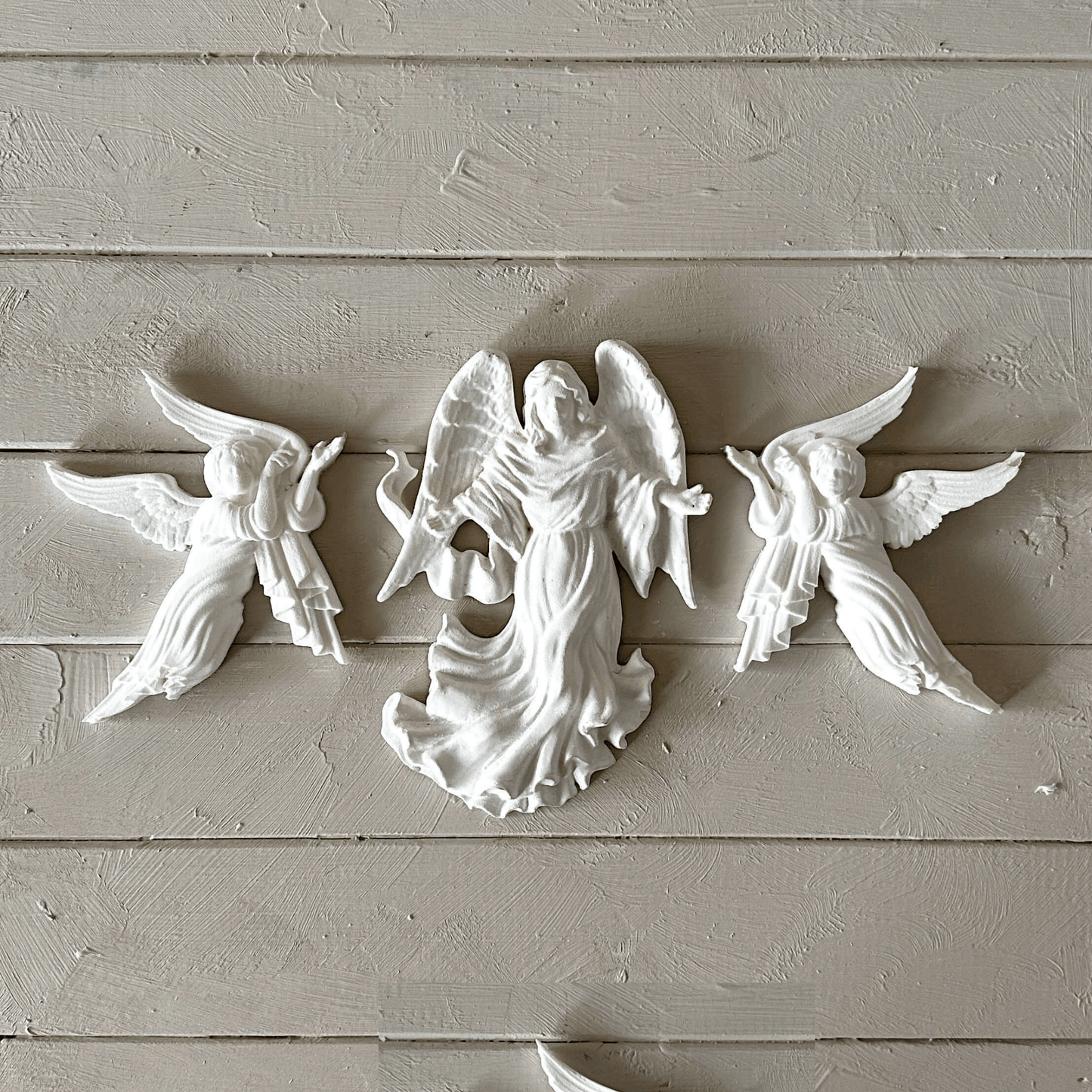 Angel 002 left - Resin Applique for Furniture & Craft Projects