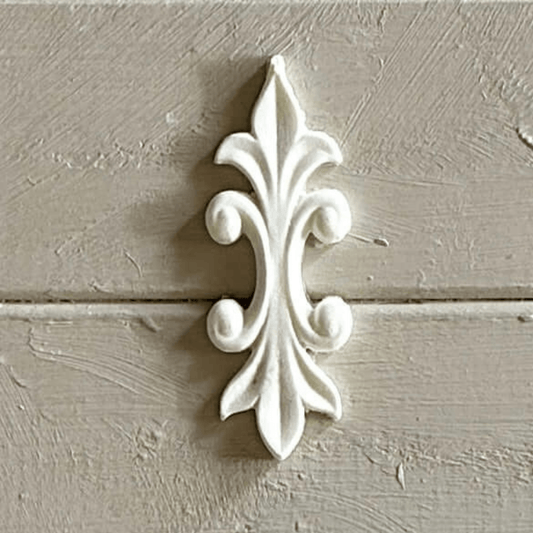 Drop 002 - Resin Applique for Furniture & Crafts decorative detail showcasing elegant scroll design.
