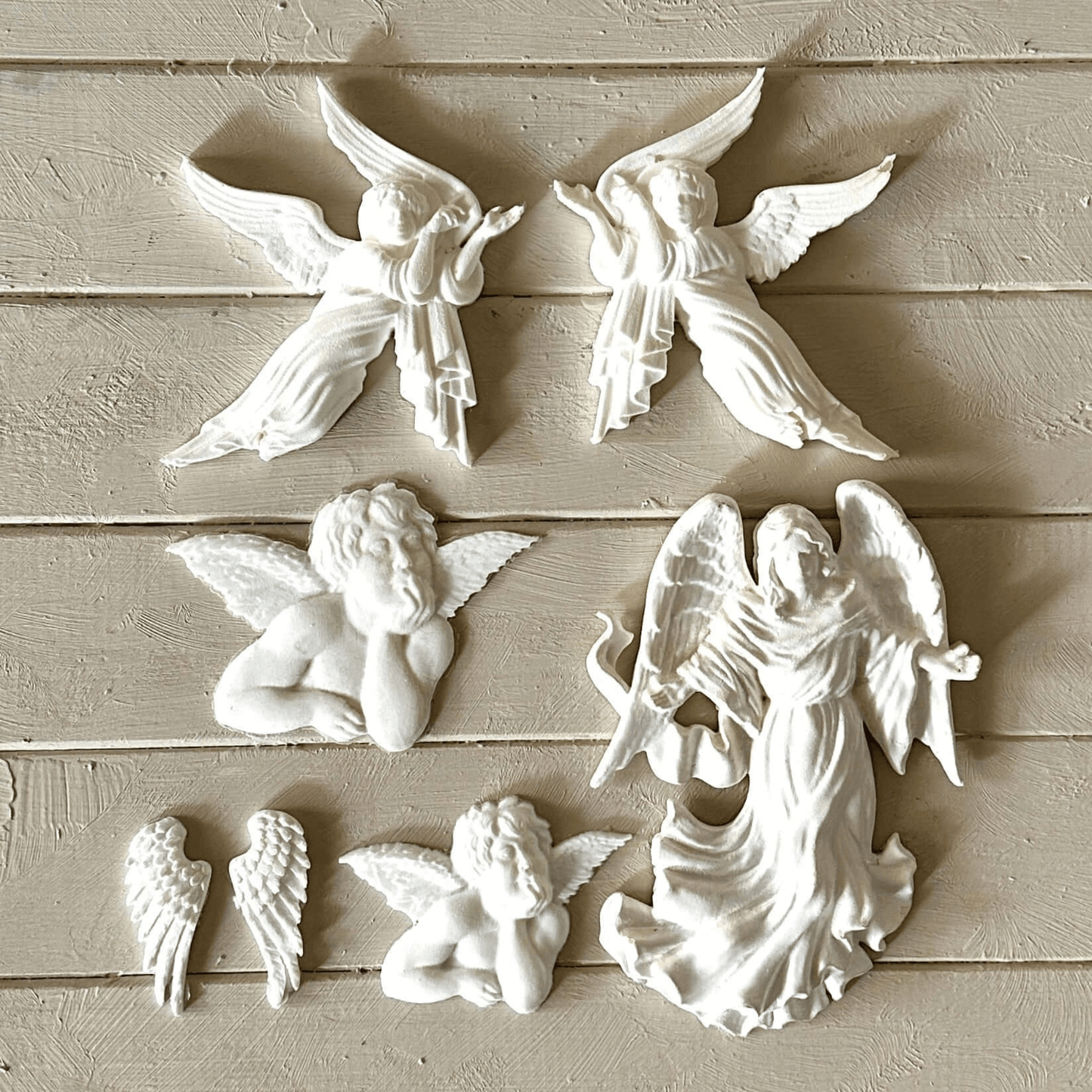 Angel 005 - Resin Applique for Furniture & Craft Projects