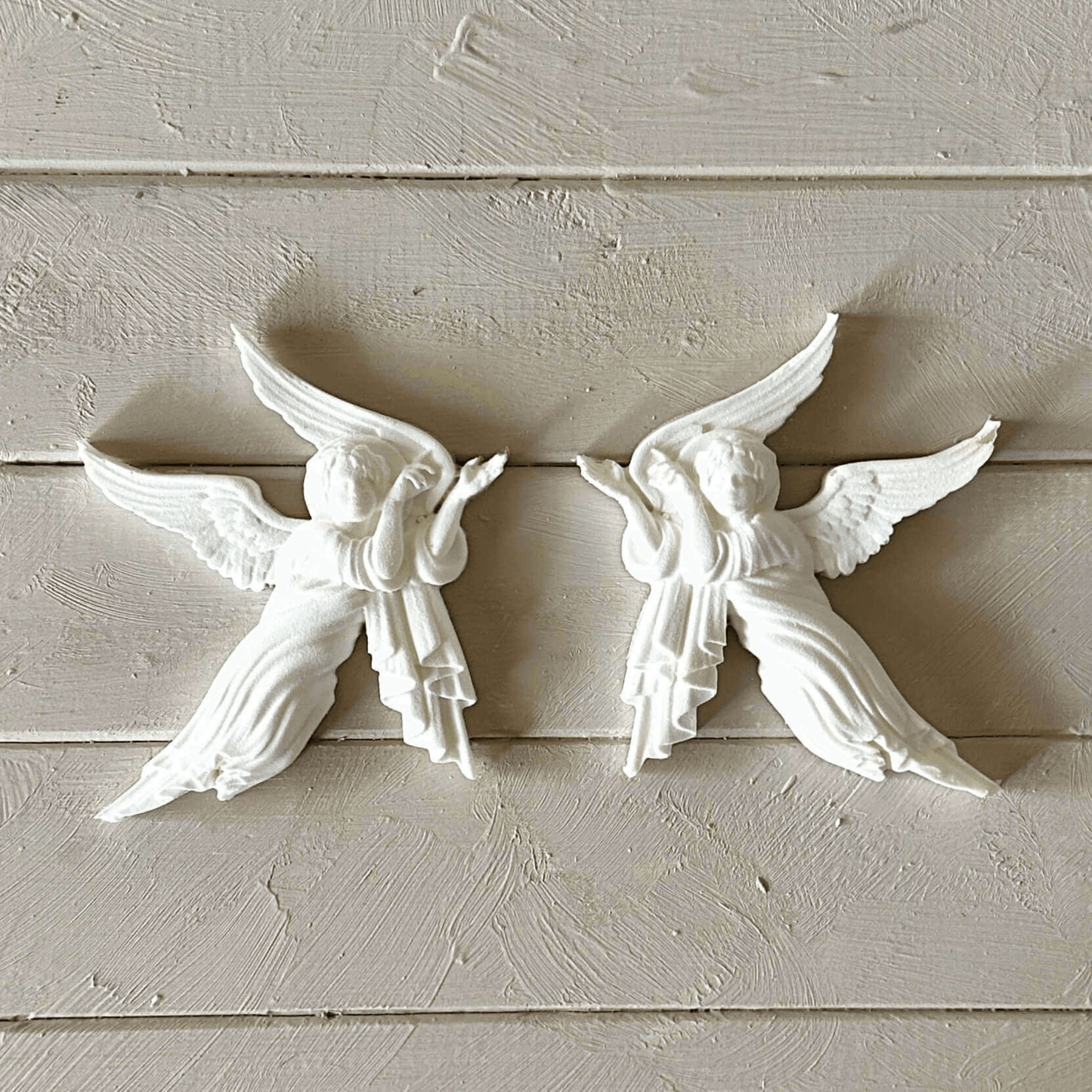 Angel 002 left - Resin Applique for Furniture & Craft Projects