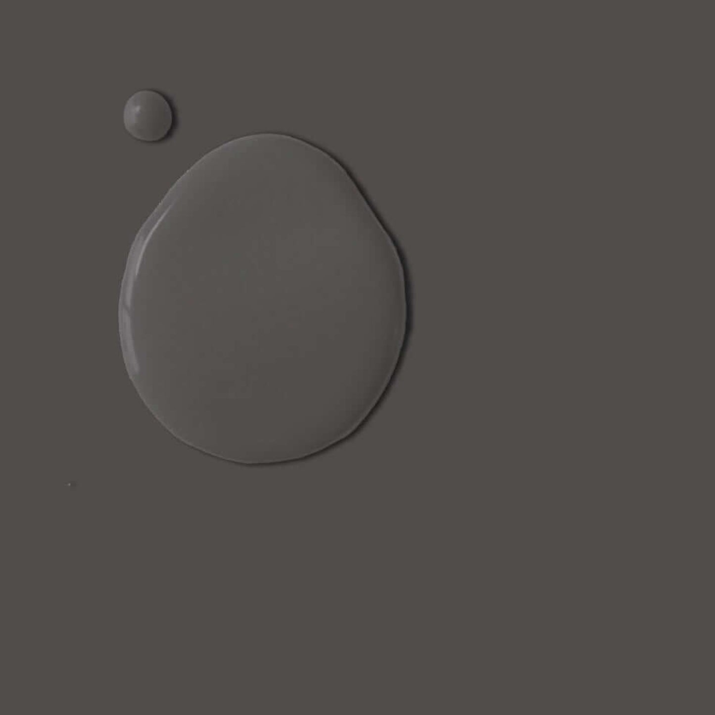 Graphite - Annie Sloan Satin Paint swatch showcasing a dark grey color resembling chalkboards.
