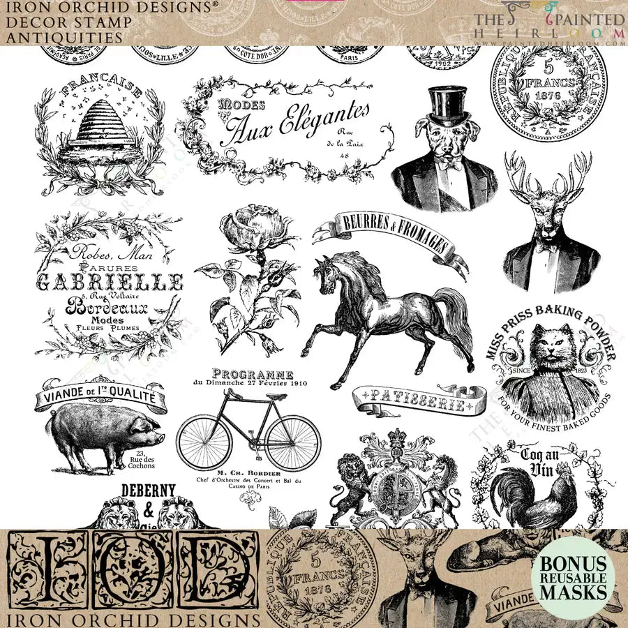 Antiquities – 12 x 12 IOD Decor Stamp™