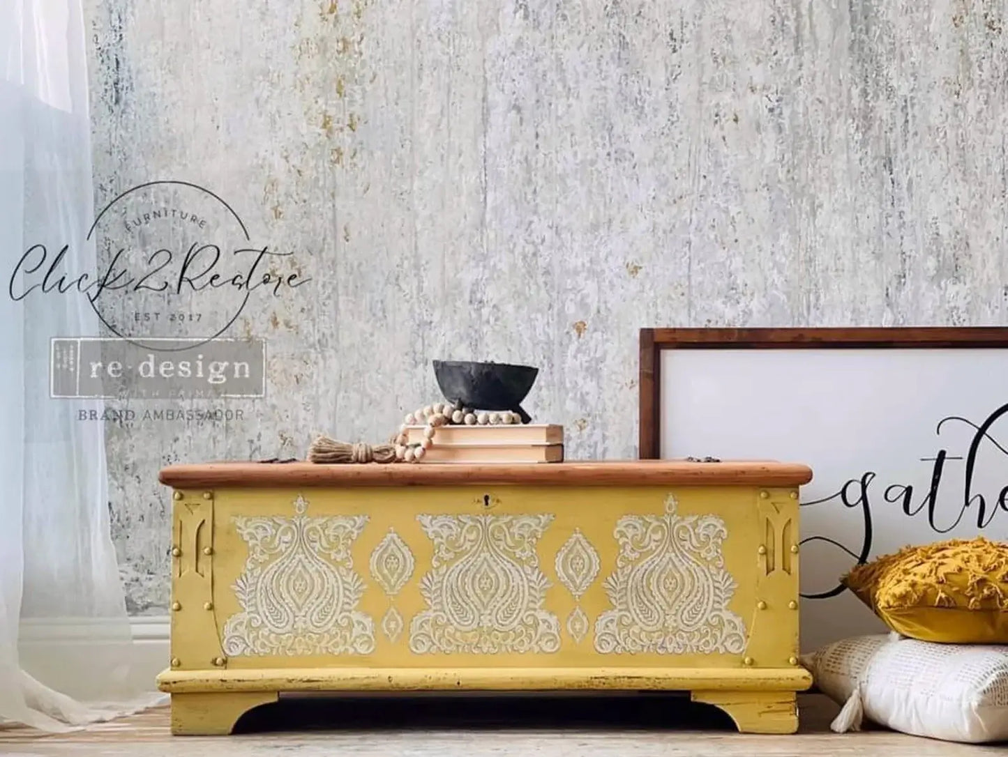White Engraving - Redesign Decor Transfers®
