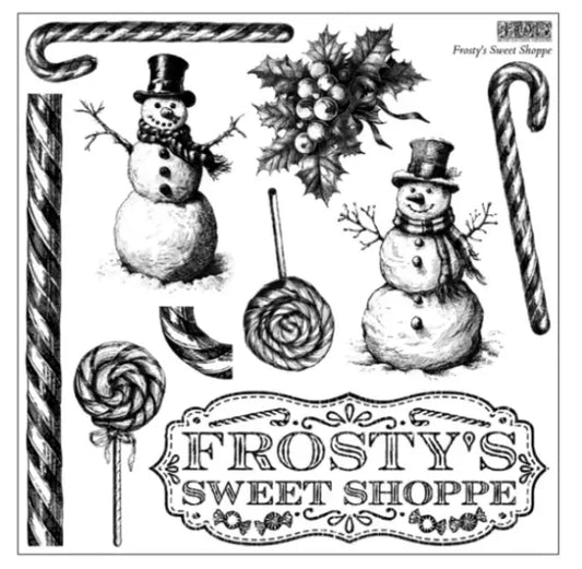Frosty’s Sweet Shoppe – 12 x 12 IOD Decor Stamp™