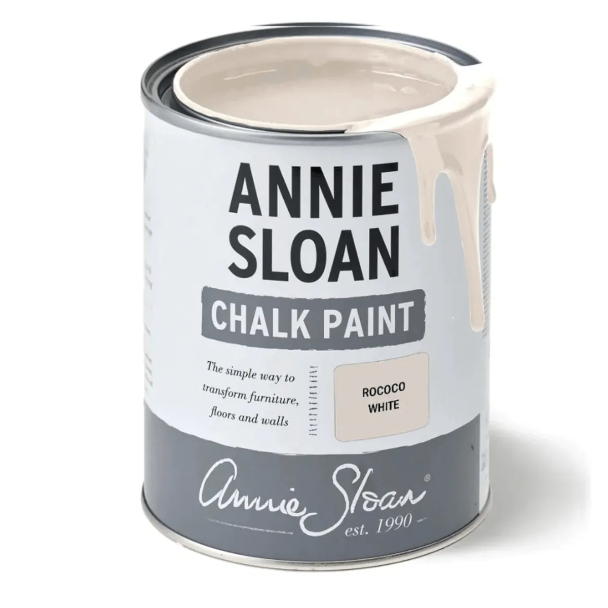 1‑litre tin of Annie Sloan Chalk Paint in Original with the label visible