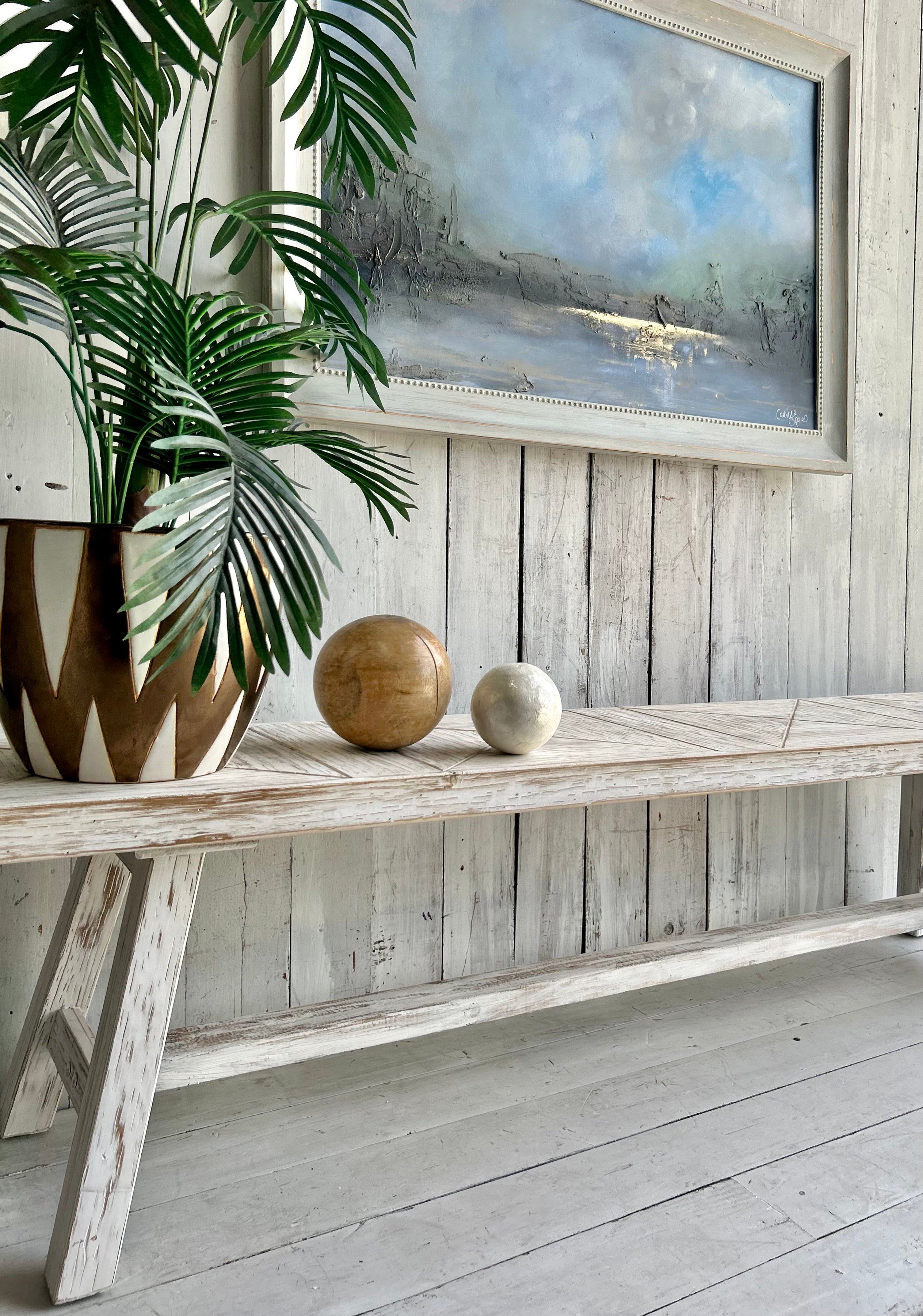 Monteray Coastal Bench | Mon Petit Palais Designs – MON PETIT PALAIS
