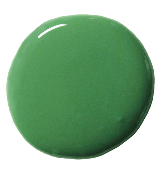 Schinkel Green sample from Annie Sloan Wall Paint®, a dynamic statement green ideal for interiors.