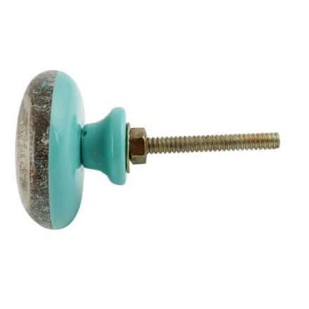 Selene - Seafoam Wood & Resin Knob