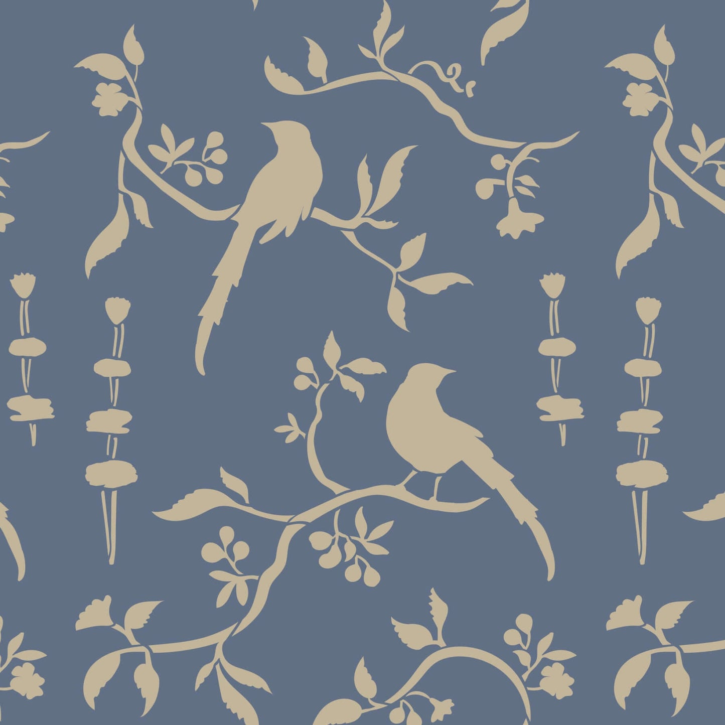 Chinoiserie Birds Annie Sloan Stencil