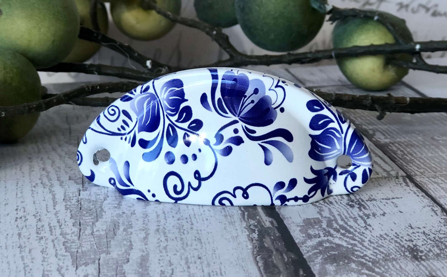 Hampton - Blue & White Cup Handle